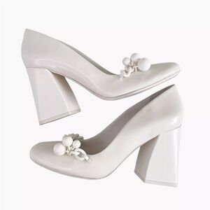TORY BURCH NIB SIZE 11 IVORY ADDISON 95MM PUMP